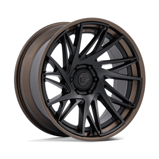Fuel 1PC FC405 DYNAMO 22x9.5 Matte Black W/ G-Bronze Lip 6x135 20mm