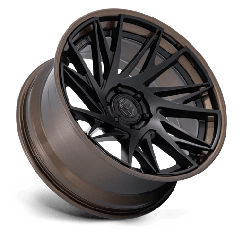 Fuel 1PC FC405 DYNAMO 22x9.5 Matte Black W/ G-Bronze Lip 6x135 20mm