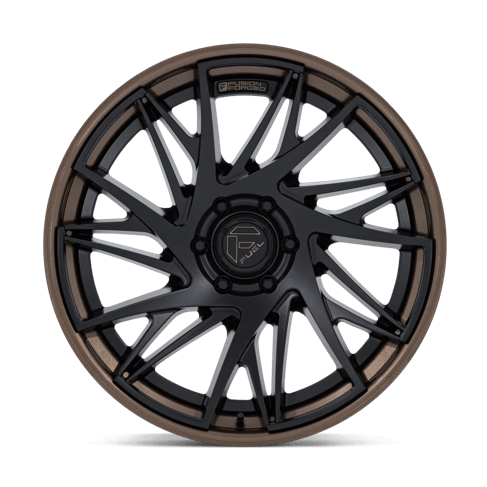 Fuel 1PC FC405 DYNAMO 22x9.5 Matte Black W/ G-Bronze Lip 6x135 20mm