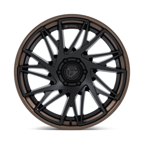 Fuel 1PC FC405 DYNAMO 22x9.5 Matte Black W/ G-Bronze Lip 6x135 20mm