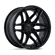 Fuel 1PC FC408 FLIGHT 22x9.5 Matte Black W/ Gloss Black Lip 6x135 20mm