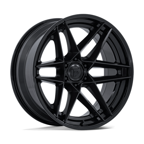 Fuel 1PC FC408 FLIGHT 22x9.5 Matte Black W/ Gloss Black Lip 6x135 20mm