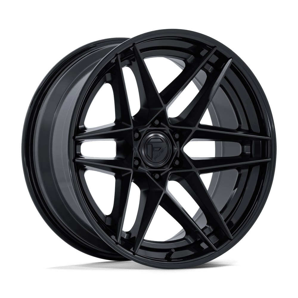 Fuel 1PC FC408 FLIGHT 22x9.5 Matte Black W/ Gloss Black Lip 6x135 20mm