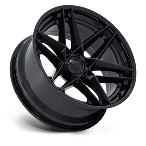 Fuel 1PC FC408 FLIGHT 22x9.5 Matte Black W/ Gloss Black Lip 6x135 20mm