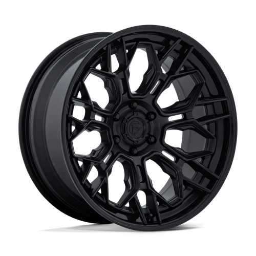 Fuel 1PC FC409 HIVE 22x9.5 Matte Black W/ Gloss Black Lip 6x135 20mm