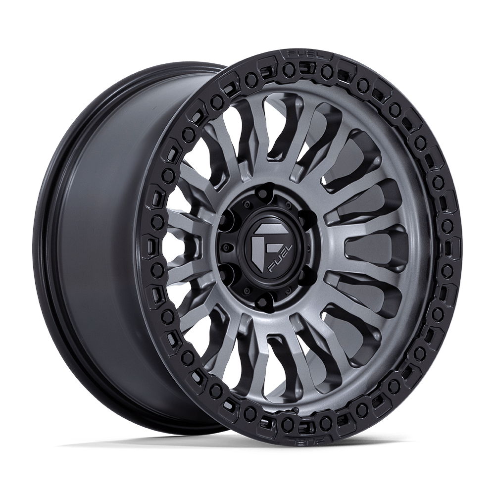 Fuel 1PC FC857 RINCON 18x9 Matte Gunmetal W/ M-Black Lip 6x135 1mm