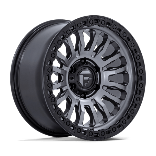 Fuel 1PC FC857 RINCON 18x9 Matte Gunmetal W/ M-Black Lip 6x135 1mm
