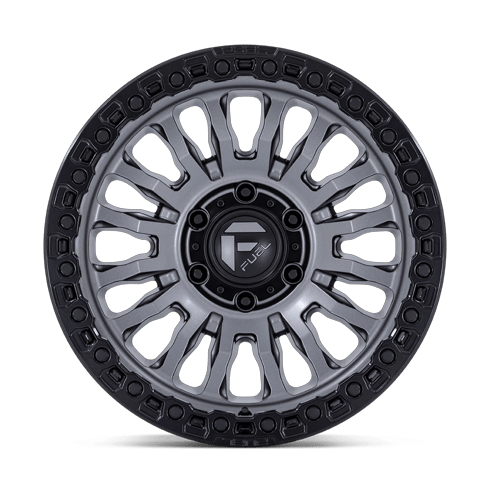 Fuel 1PC FC857 RINCON 17x9 Matte Gunmetal W/ M-Black Lip 6x135 1mm