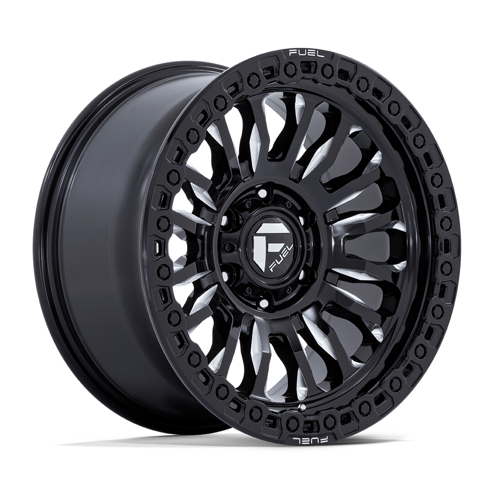Fuel 1PC FC857 RINCON 17x9 Gloss Black Milled 6x135 -12mm
