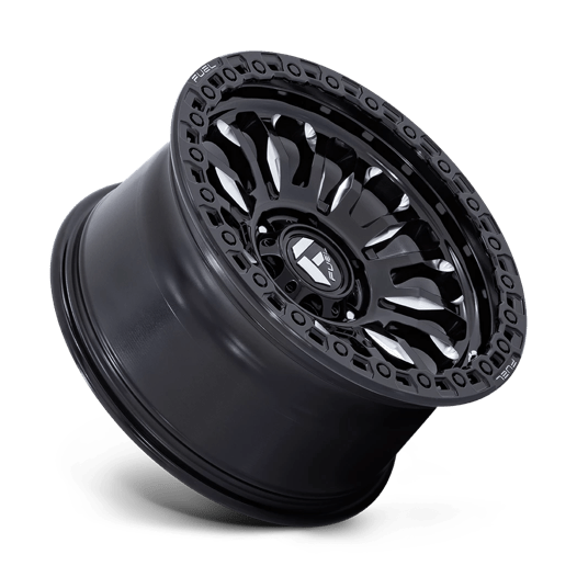 Fuel 1PC FC857 RINCON 18x9 Gloss Black Milled 6x135 1mm