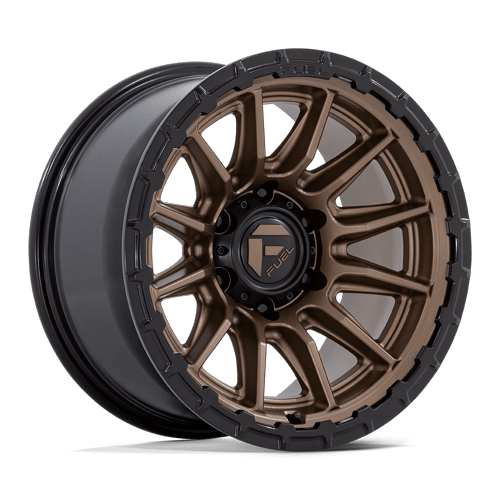 Fuel 1PC FC866 PISTON 17x9 Matte Bronze W/ Gloss Black Li 6x135 -12mm