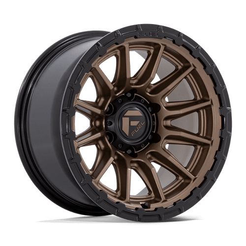 Fuel 1PC FC866 PISTON 17x8.5 Matte Bronze W/ Gloss Black Li 5x114.3 25mm