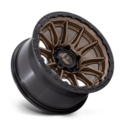 Fuel 1PC FC866 PISTON 22x9.5 Matte Bronze W/ Gloss Black Li 6x135 20mm