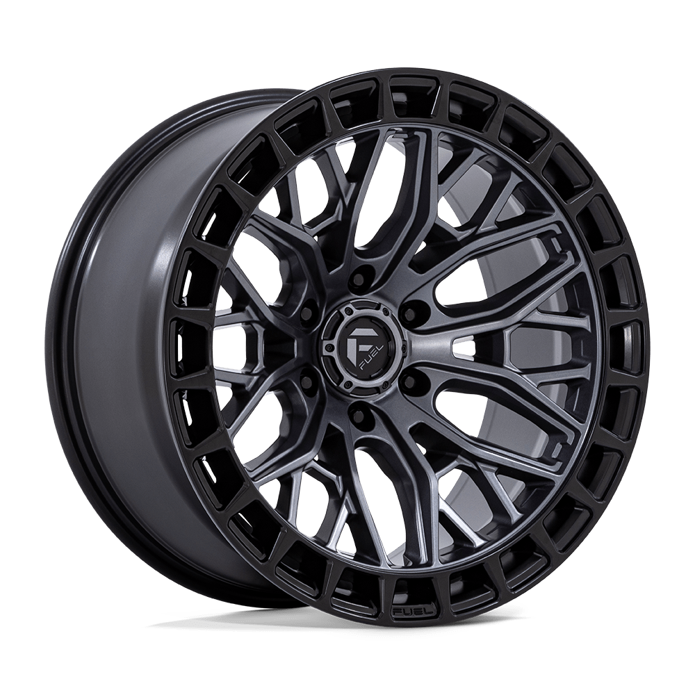 Fuel 1PC FC869 SIGMA 17x9 Matte Gunmetal W/ M-Blk Lip 6x135 -12mm