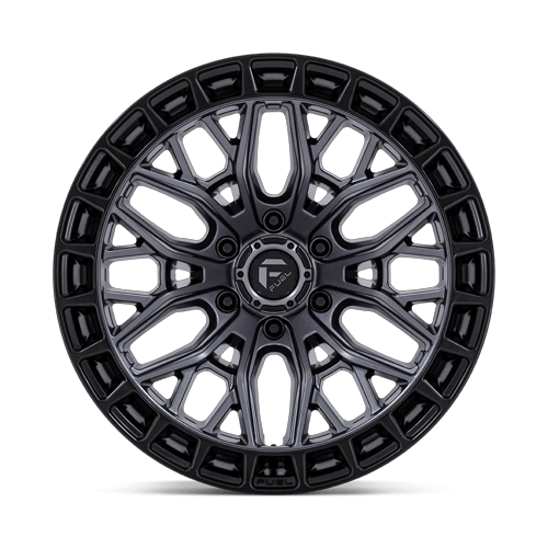 Fuel 1PC FC869 SIGMA 17x9 Matte Gunmetal W/ M-Blk Lip 6x135 -12mm