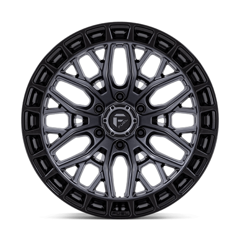 Fuel 1PC FC869 SIGMA 22x9.5 Matte Gunmetal W/ M-Blk Lip 6x135 18mm