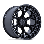 Fuel 1PC FC873 CHARGER 17x9 Gloss Black Brushed Dark Tint 6x135 -12mm