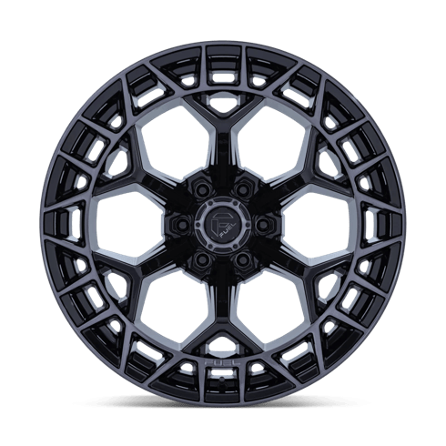 Fuel 1PC FC873 CHARGER 17x9 Gloss Black Brushed Dark Tint 6x135 -12mm