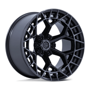 Fuel 1PC FC873 CHARGER 17x9 Gloss Black Brushed Dark Tint 6x135 1mm