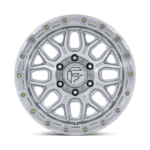 Fuel 1PC FC881 SURGE 18x9 Gloss Silver W/ Machined Face 6x135 20mm
