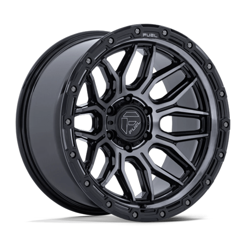 Fuel 1PC FC881 SURGE 20x9 Gloss Black Machined W/ Gtcc 6x135 20mm