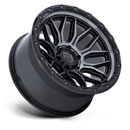 Fuel 1PC FC881 SURGE 20x9 Gloss Black Machined W/ Gtcc 6x135 20mm