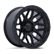 Fuel 1PC FC881 SURGE 17x9 Matte Black W/ Gloss Black Lip 6x135 -12mm