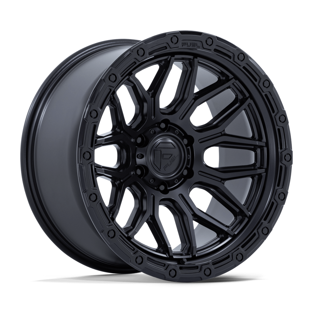 Fuel 1PC FC881 SURGE 17x9 Matte Black W/ Gloss Black Lip 6x135 1mm