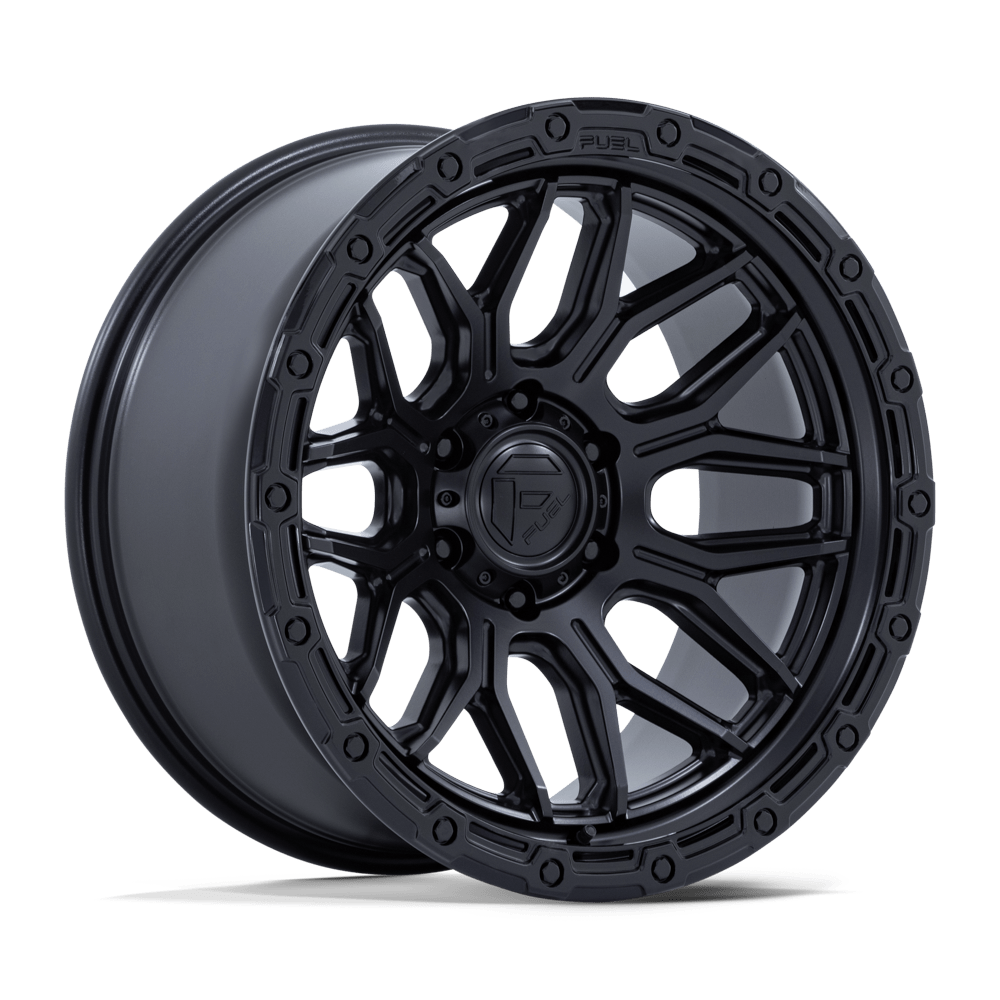 Fuel 1PC FC881 SURGE 18x9 Matte Black W/ Gloss Black Lip 6x135 1mm