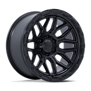 Fuel 1PC FC881 SURGE 17x9 Matte Black W/ Gloss Black Lip 6x135 1mm