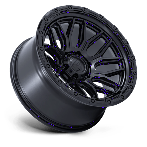 Fuel 1PC FC881 SURGE 17x9 Matte Black W/ Gloss Black Lip 6x135 1mm
