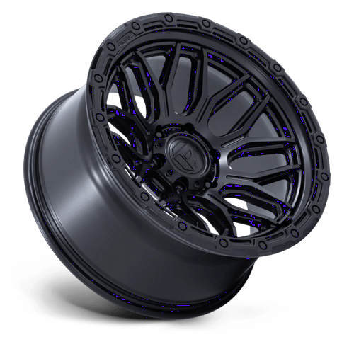Fuel 1PC FC881 SURGE 17x9 Matte Black W/ Gloss Black Lip 6x135 -12mm