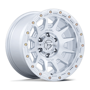 Fuel 1PC FC884 FORTRESS 17x8.5 Gloss Silver W/ Machined Face 6x135 25mm
