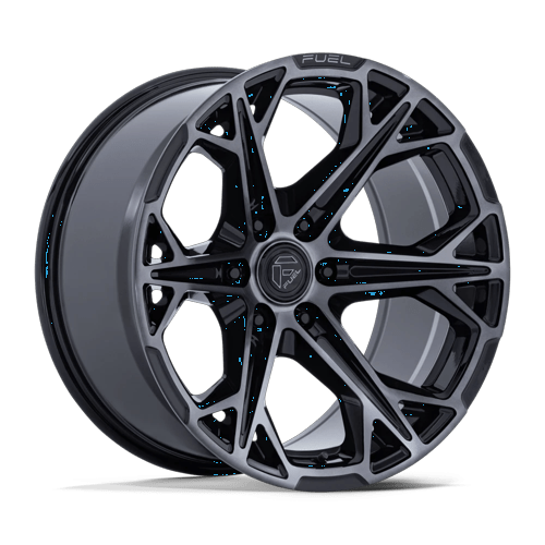 Fuel 1PC FC886 HAMMERHEAD 20x9 Gloss Black Dark Tinted Clear 6x135 20mm