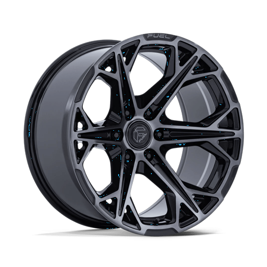 Fuel 1PC FC886 HAMMERHEAD 20x9 Gloss Black Dark Tinted Clear 6x135 20mm