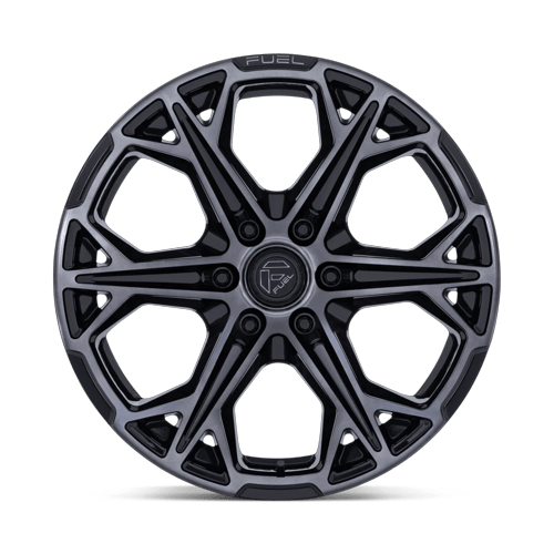 Fuel 1PC FC886 HAMMERHEAD 20x9 Gloss Black Dark Tinted Clear 6x135 20mm