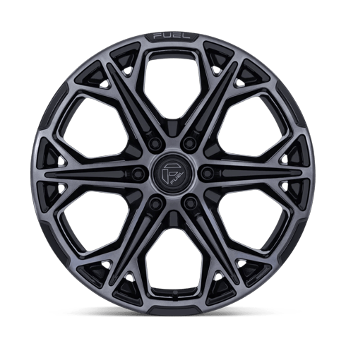 Fuel 1PC FC886 HAMMERHEAD 20x9 Gloss Black Dark Tinted Clear 6x135 20mm