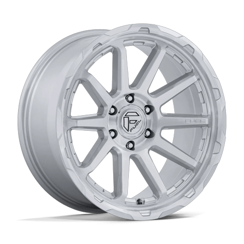 Fuel 1PC FC887 CIRCUIT 17x9 Gloss Silver W/ Machined Face 6x135 1mm