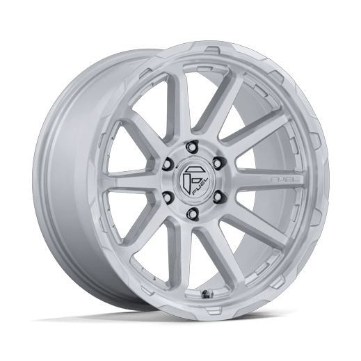 Fuel 1PC FC887 CIRCUIT 17x9 Gloss Silver W/ Machined Face 6x135 1mm
