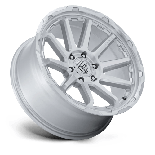 Fuel 1PC FC887 CIRCUIT 17x8.5 Gloss Silver W/ Machined Face 6x135 25mm