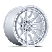 Fuel 1PC FC888 REVOLT 17x9 Hyper Silver W/ Machined Face 6x135 1mm