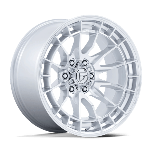 Fuel 1PC FC888 REVOLT 17x9 Hyper Silver W/ Machined Face 6x135 1mm