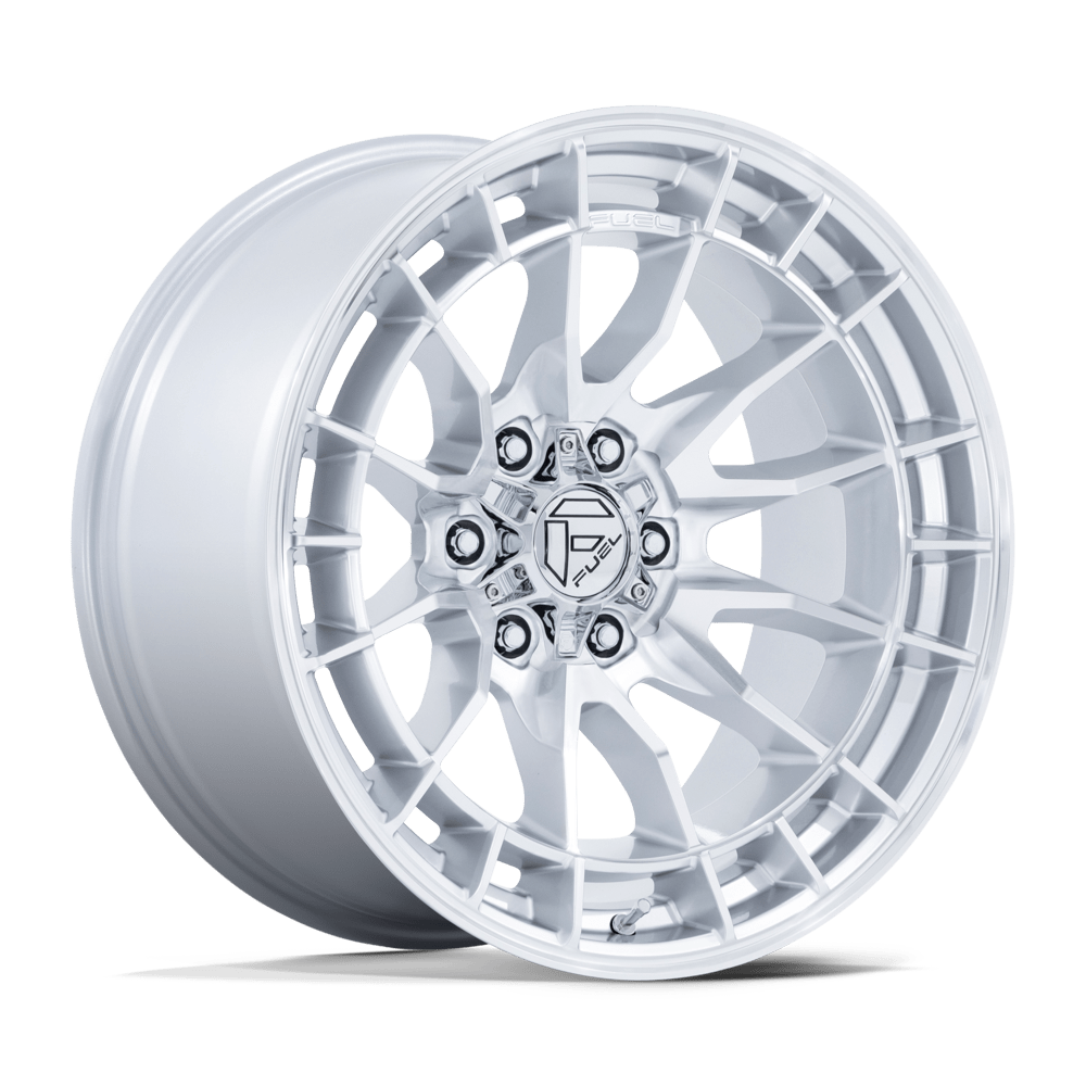 Fuel 1PC FC888 REVOLT 18x9 Hyper Silver W/ Machined Face 6x135 20mm