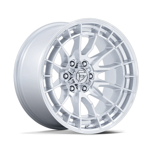 Fuel 1PC FC888 REVOLT 17x8.5 Hyper Silver W/ Machined Face 6x135 25mm