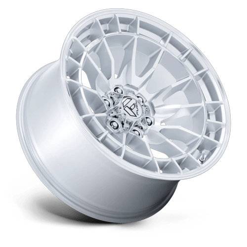 Fuel 1PC FC888 REVOLT 17x9 Hyper Silver W/ Machined Face 6x135 1mm