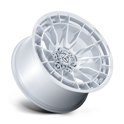 Fuel 1PC FC888 REVOLT 17x9 Hyper Silver W/ Machined Face 6x135 1mm