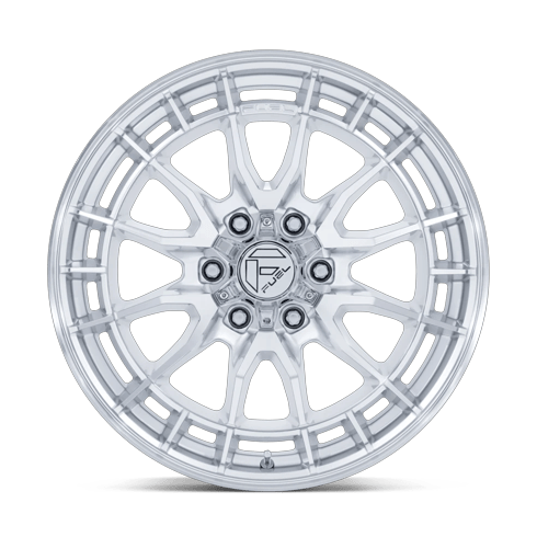 Fuel 1PC FC888 REVOLT 18x9 Hyper Silver W/ Machined Face 6x135 20mm