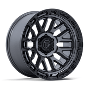 Fuel 1PC FC890 RAIL 17x9 Gloss Gunmetal W/ G-Blk Lip 6x135 -12mm