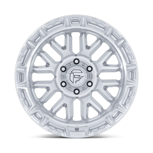 Fuel 1PC FC890 RAIL 17x9 Gloss Silver W/ Machined Face 6x135 1mm