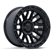 Fuel 1PC FC890 RAIL 17x9 Matte Black W/ Gloss Black Lip 6x135 1mm